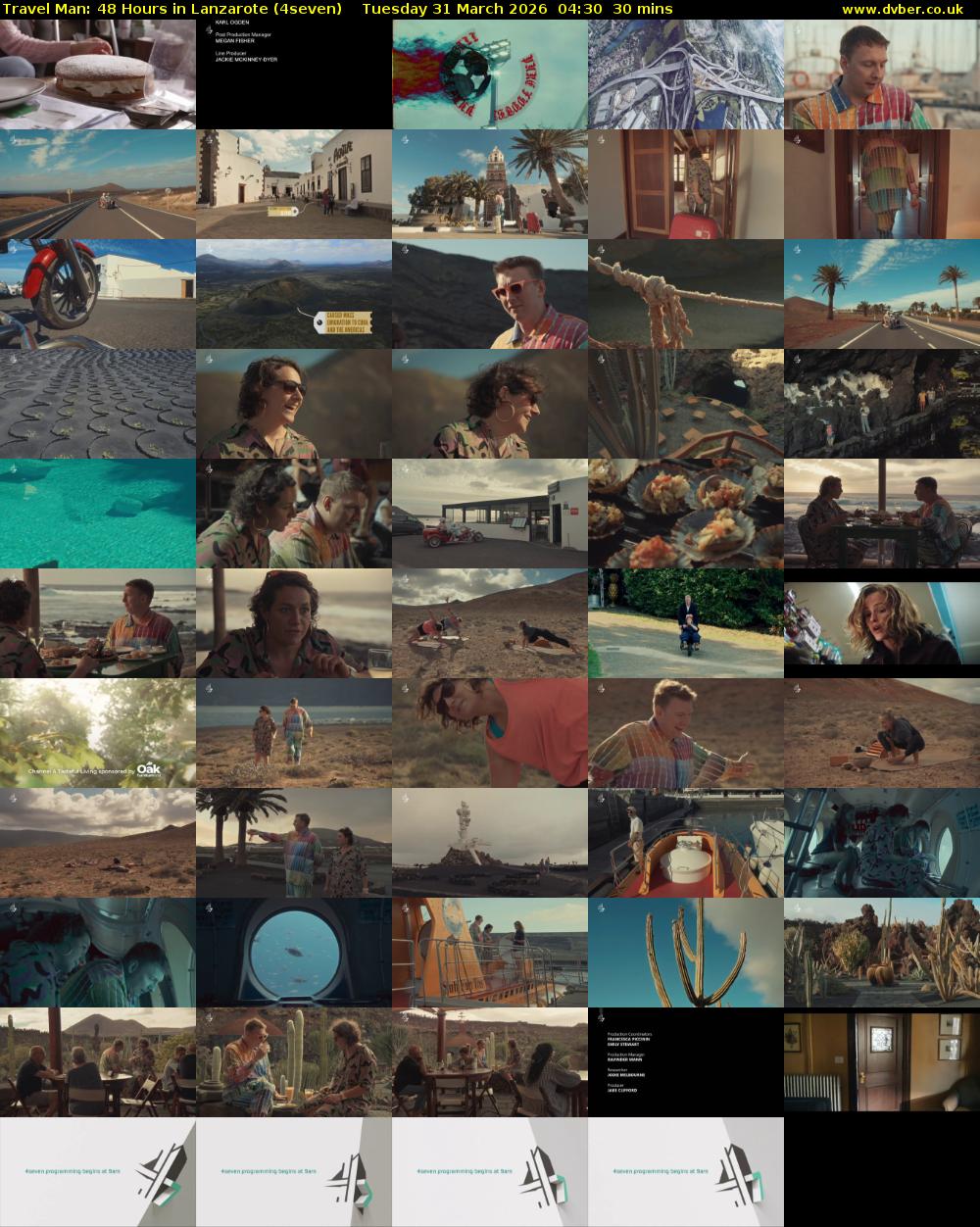 Travel Man: 48 Hours in Lanzarote (4seven) Tuesday 31 March 2026 04:30 - 05:00