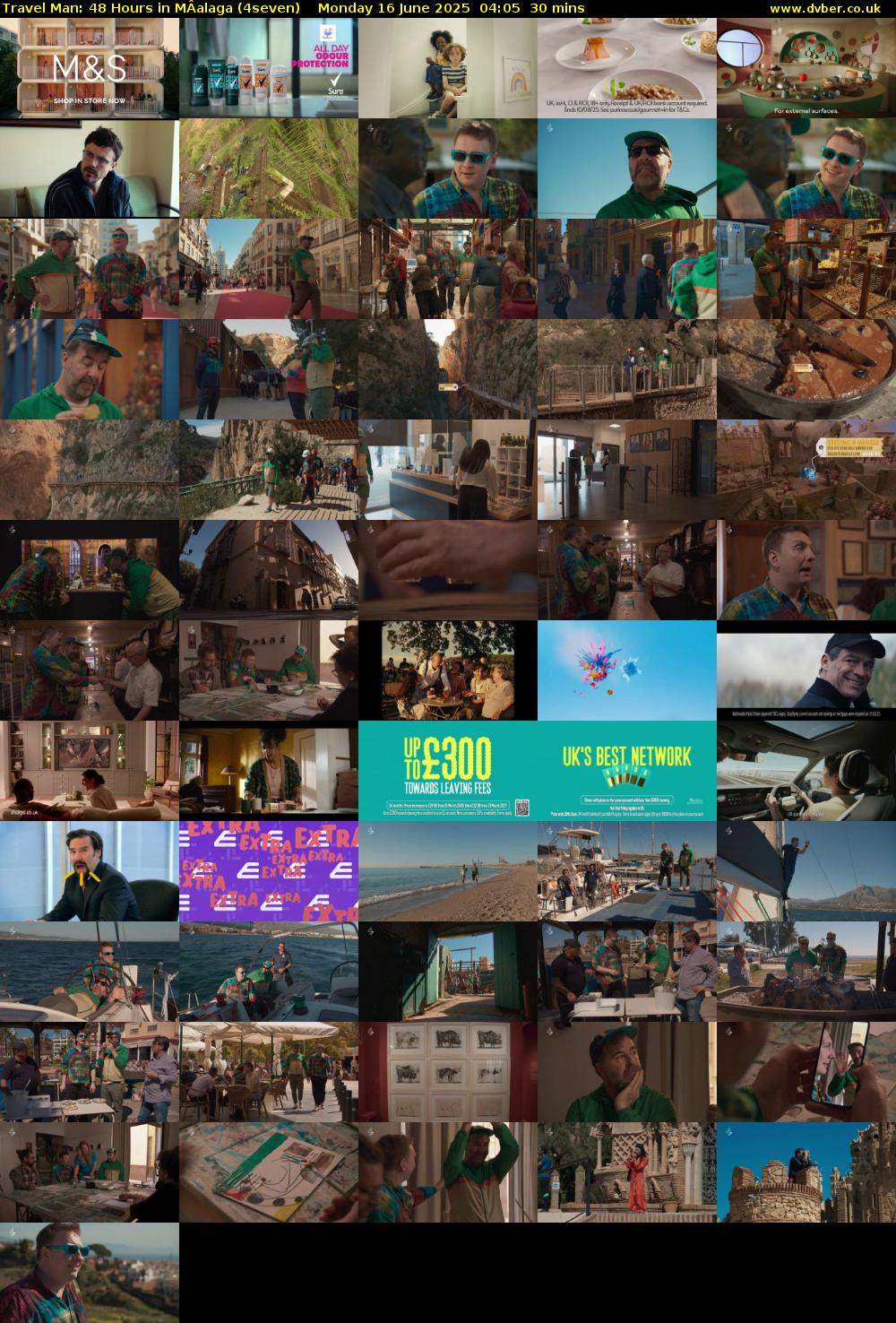 Travel Man: 48 Hours in MÂalaga (4seven) Monday 16 June 2025 04:05 - 04:35