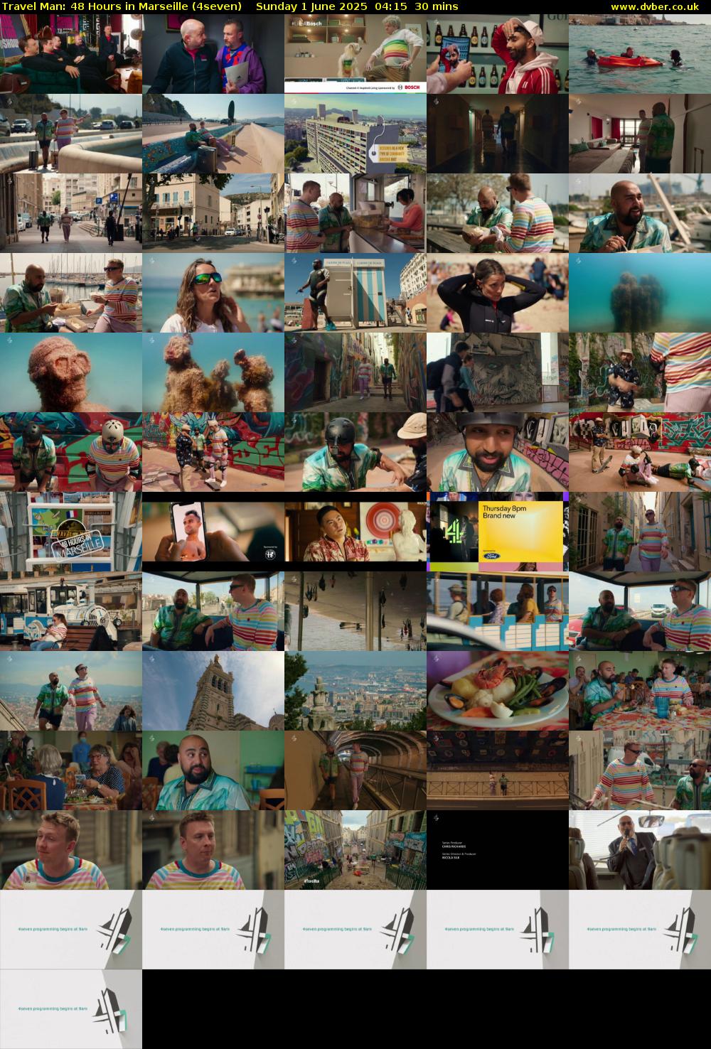 Travel Man: 48 Hours in Marseille (4seven) Sunday 1 June 2025 04:15 - 04:45