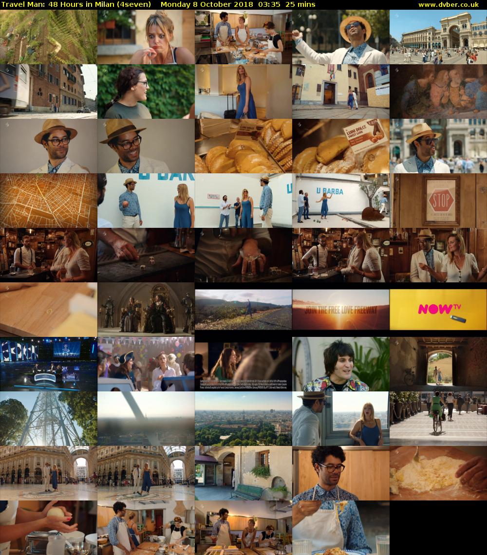 Travel Man: 48 Hours in Milan (4seven) Monday 8 October 2018 03:35 - 04:00