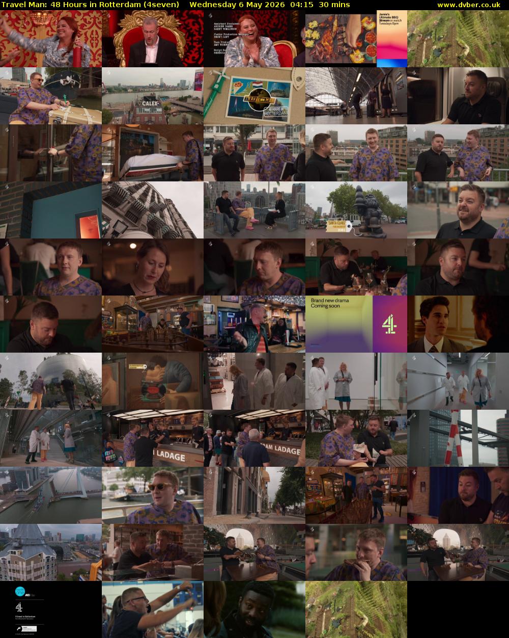 Travel Man: 48 Hours in Rotterdam (4seven) Wednesday 6 May 2026 04:15 - 04:45