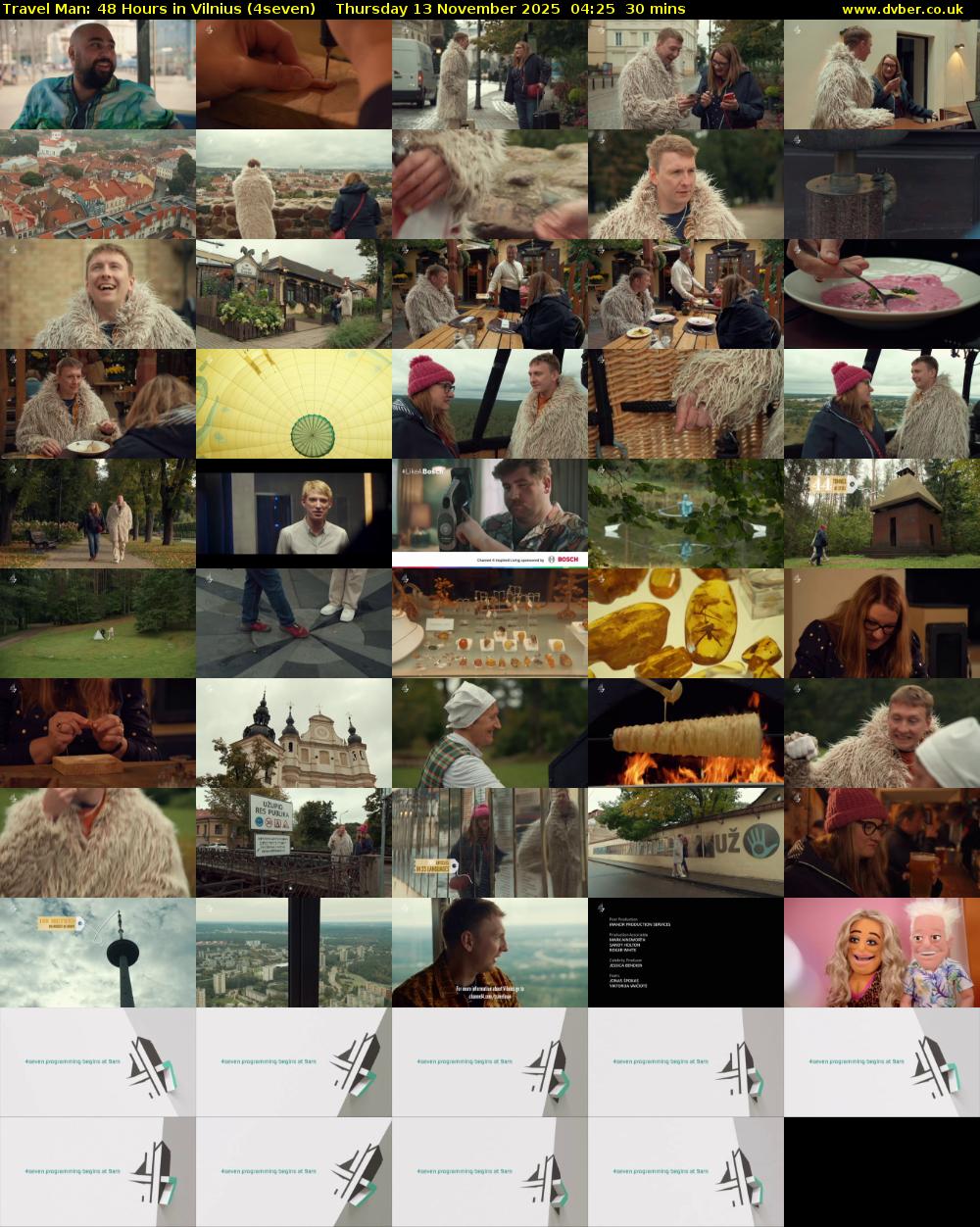 Travel Man: 48 Hours in Vilnius (4seven) Thursday 13 November 2025 04:25 - 04:55