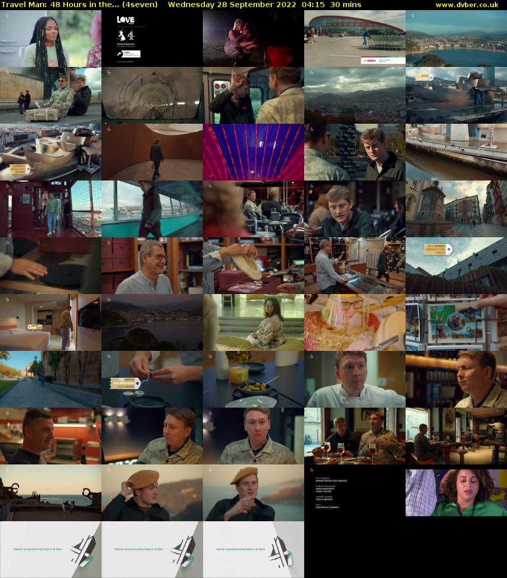 Travel Man: 48 Hours in the... (4seven) Wednesday 28 September 2022 04:15 - 04:45
