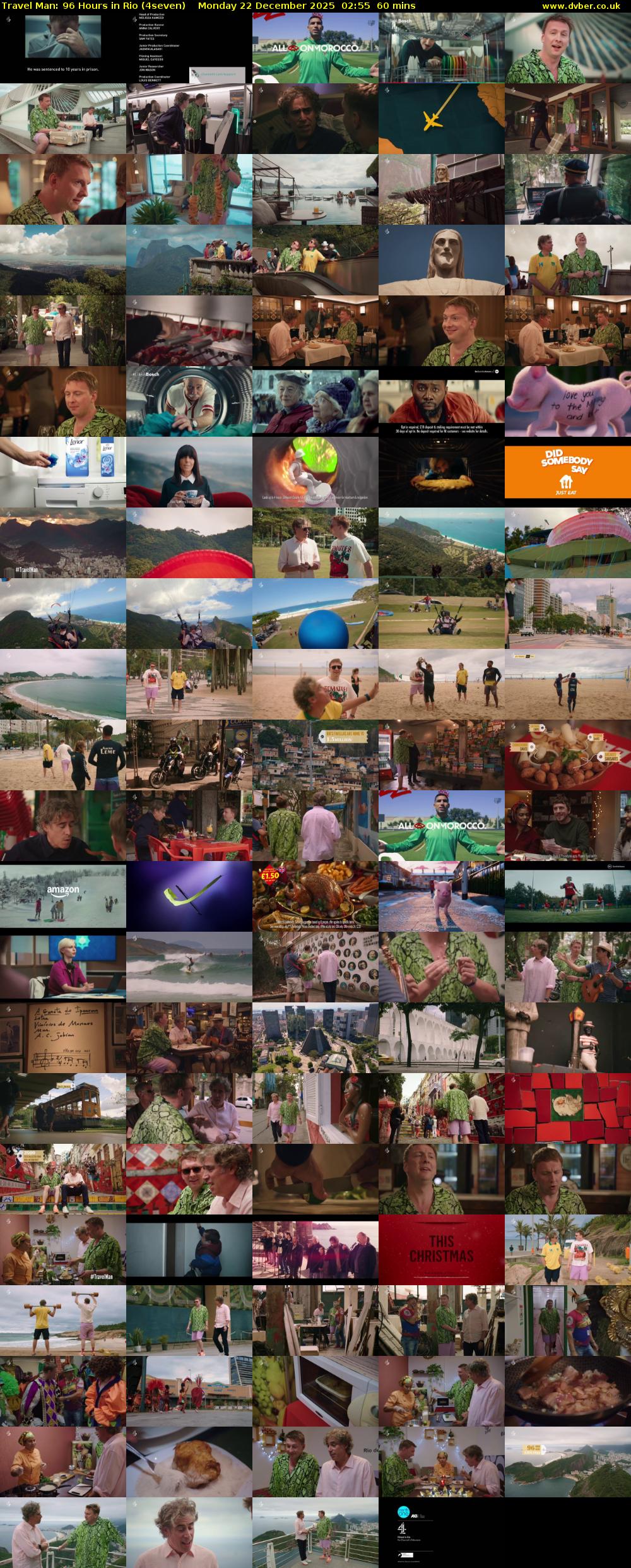 Travel Man: 96 Hours in Rio (4seven) Monday 22 December 2025 02:55 - 03:55