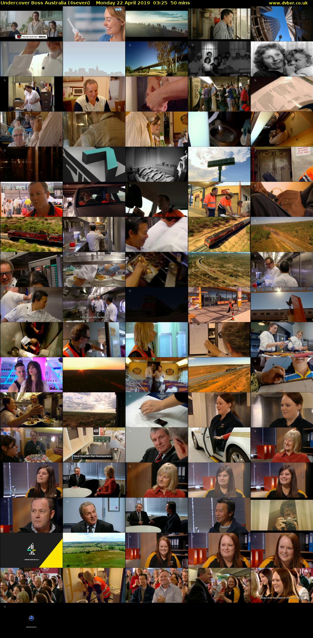 Undercover Boss Australia (4seven) Monday 22 April 2019 03:25 - 04:15