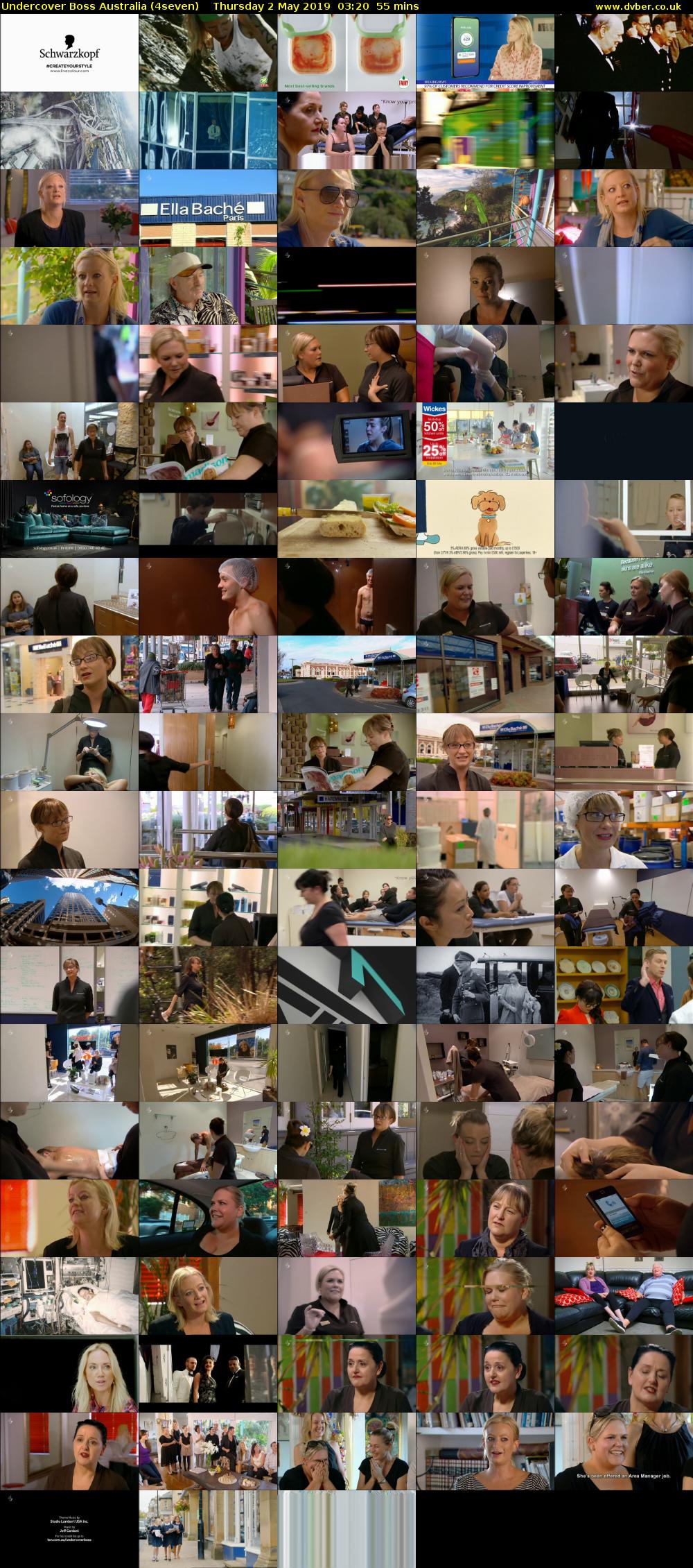 Undercover Boss Australia (4seven) Thursday 2 May 2019 03:20 - 04:15