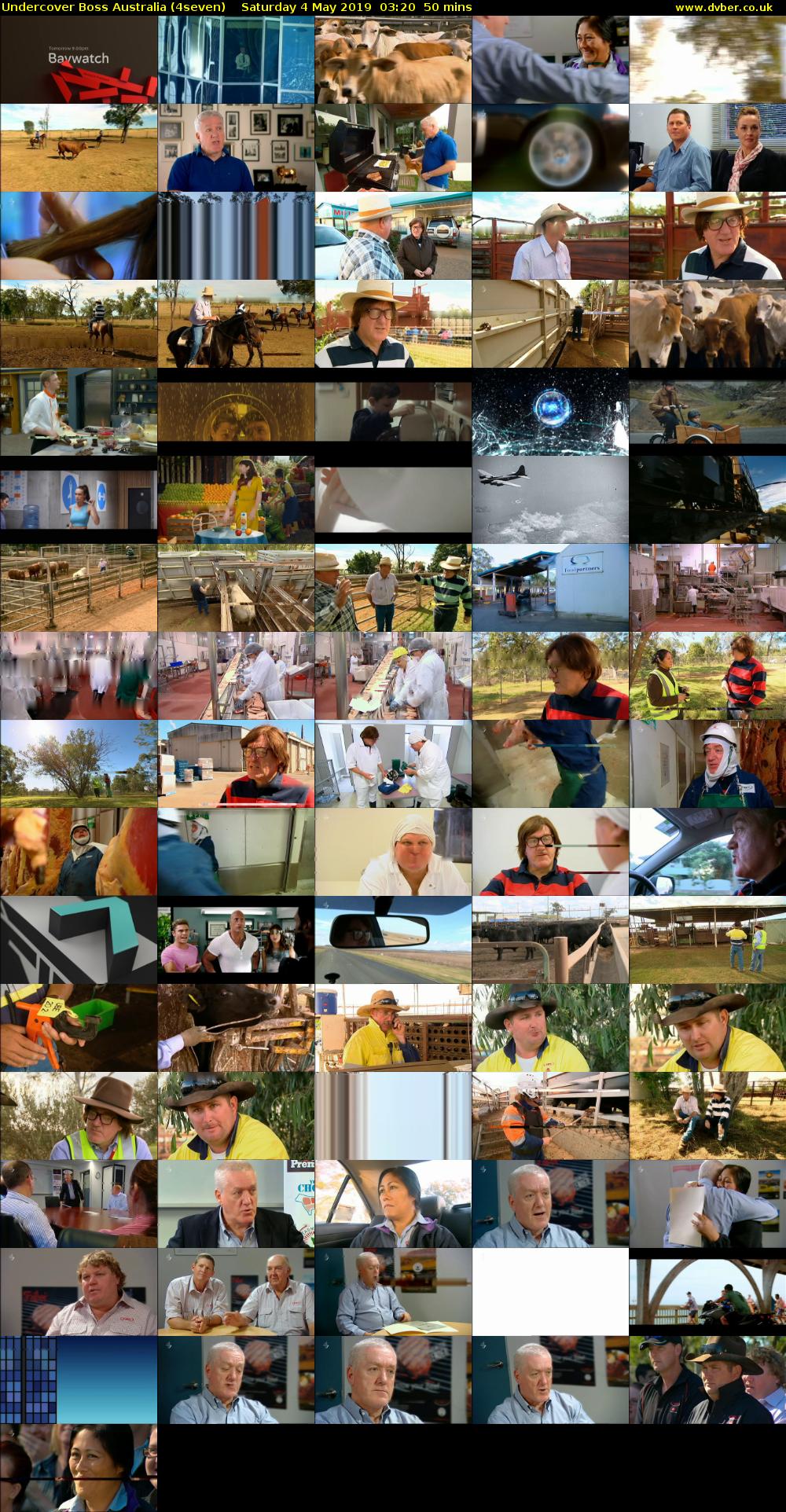 Undercover Boss Australia (4seven) Saturday 4 May 2019 03:20 - 04:10