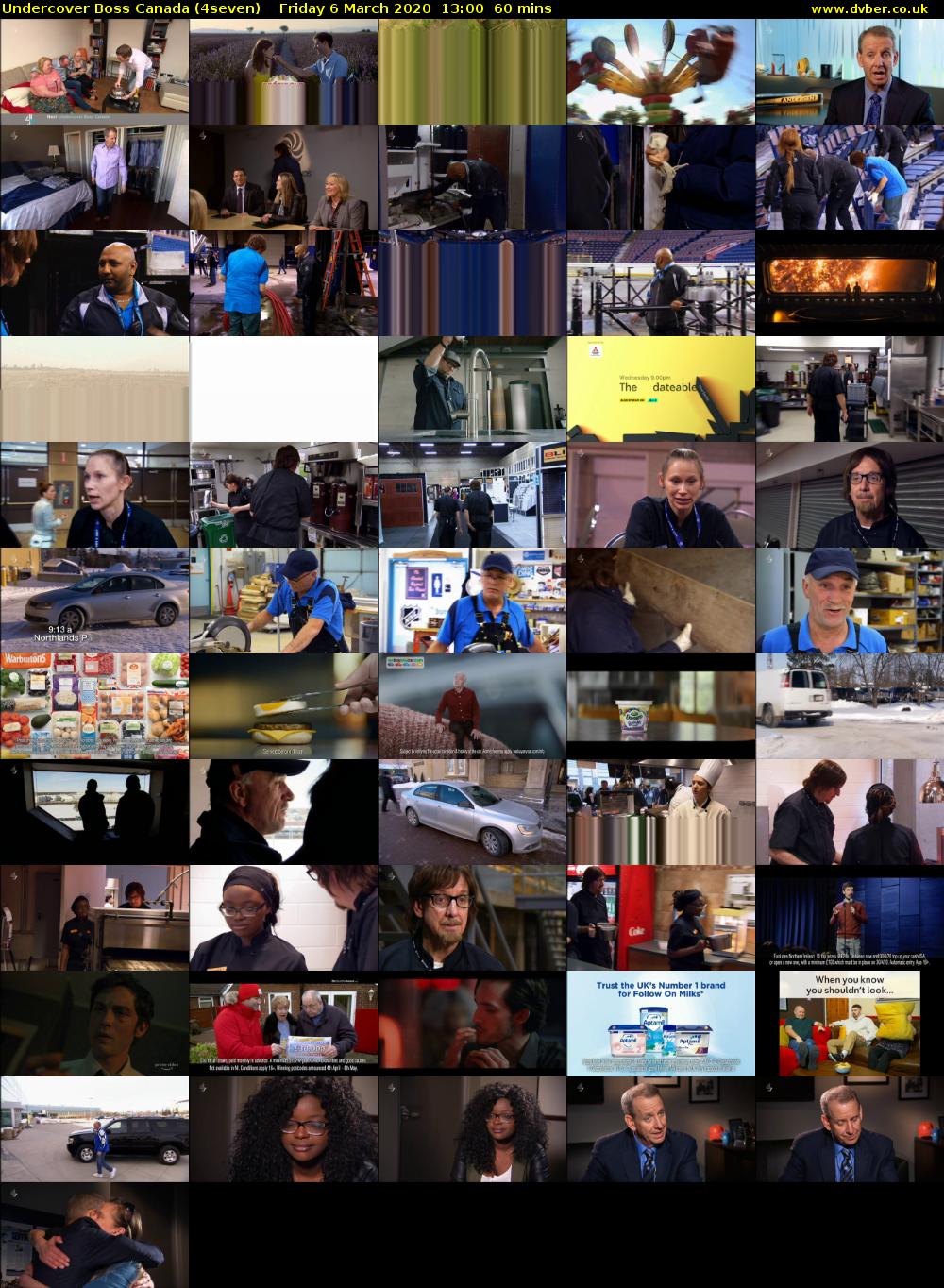 Undercover Boss Canada (4seven) Friday 6 March 2020 13:00 - 14:00