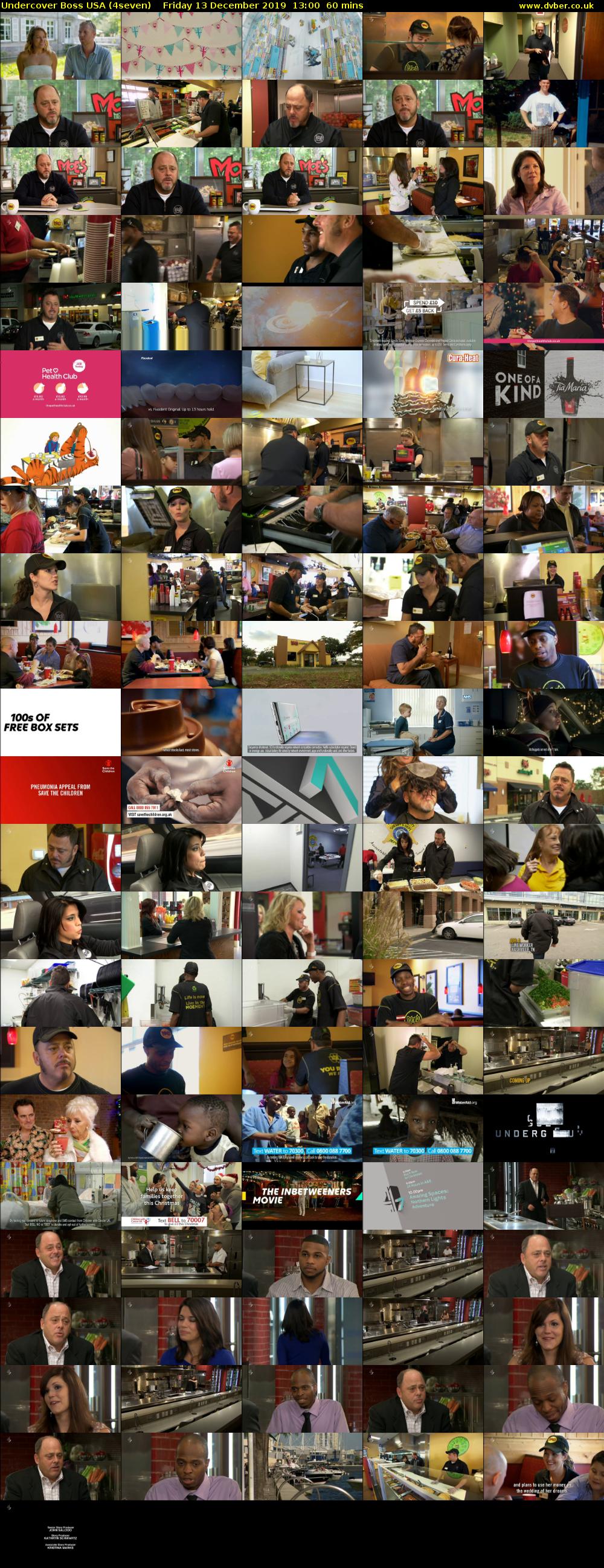 Undercover Boss USA (4seven) Friday 13 December 2019 13:00 - 14:00