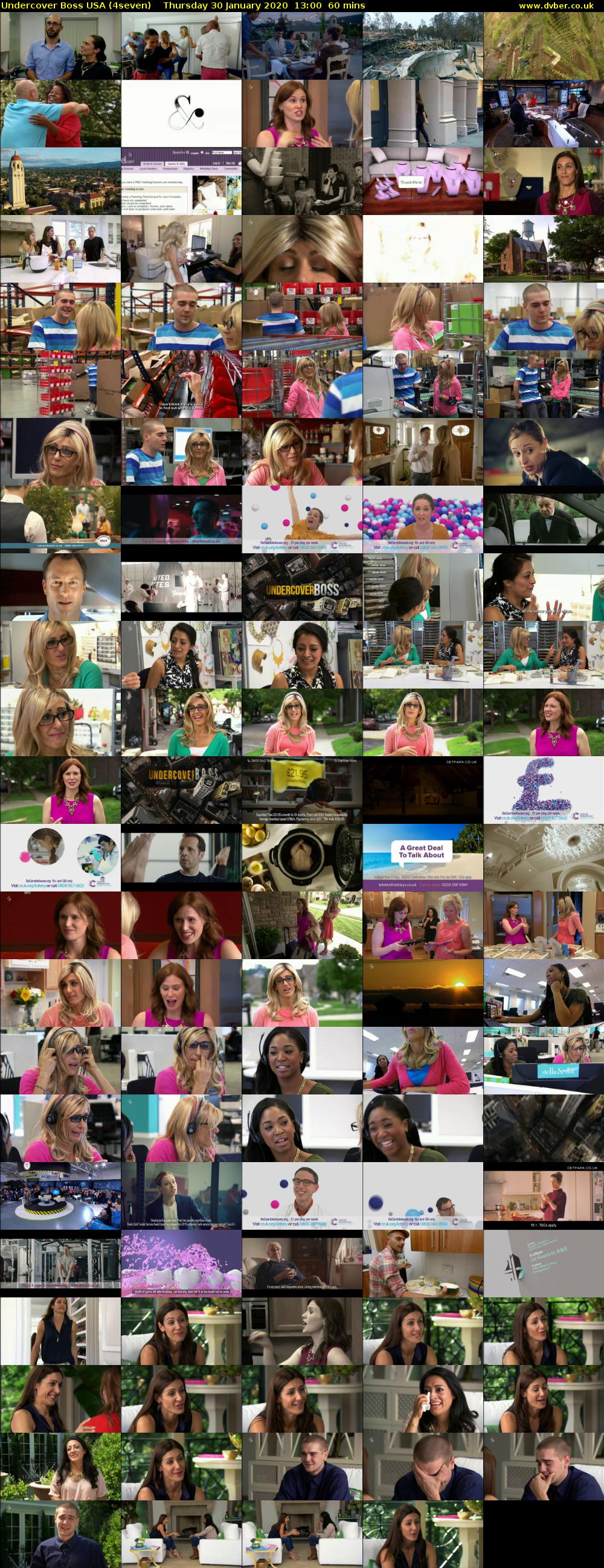 Undercover Boss USA (4seven) Thursday 30 January 2020 13:00 - 14:00