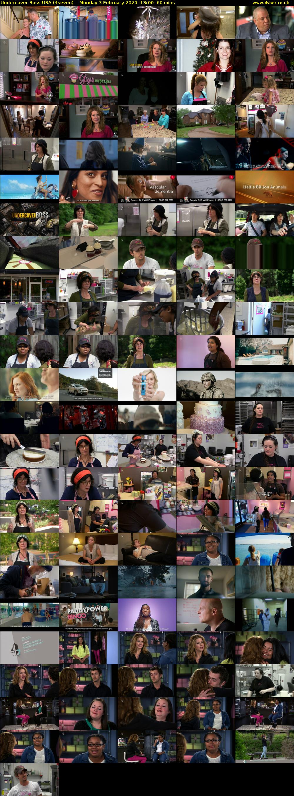 Undercover Boss USA (4seven) Monday 3 February 2020 13:00 - 14:00