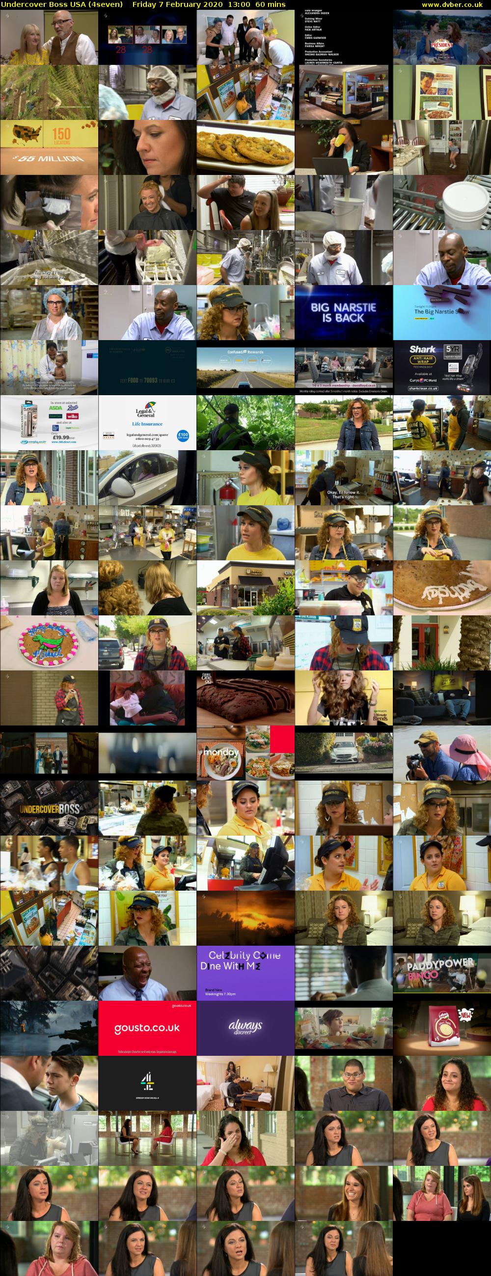 Undercover Boss USA (4seven) Friday 7 February 2020 13:00 - 14:00