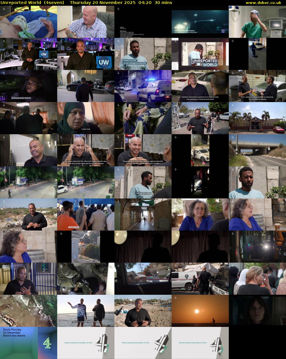 Unreported World  (4seven) Thursday 20 November 2025 04:20 - 04:50