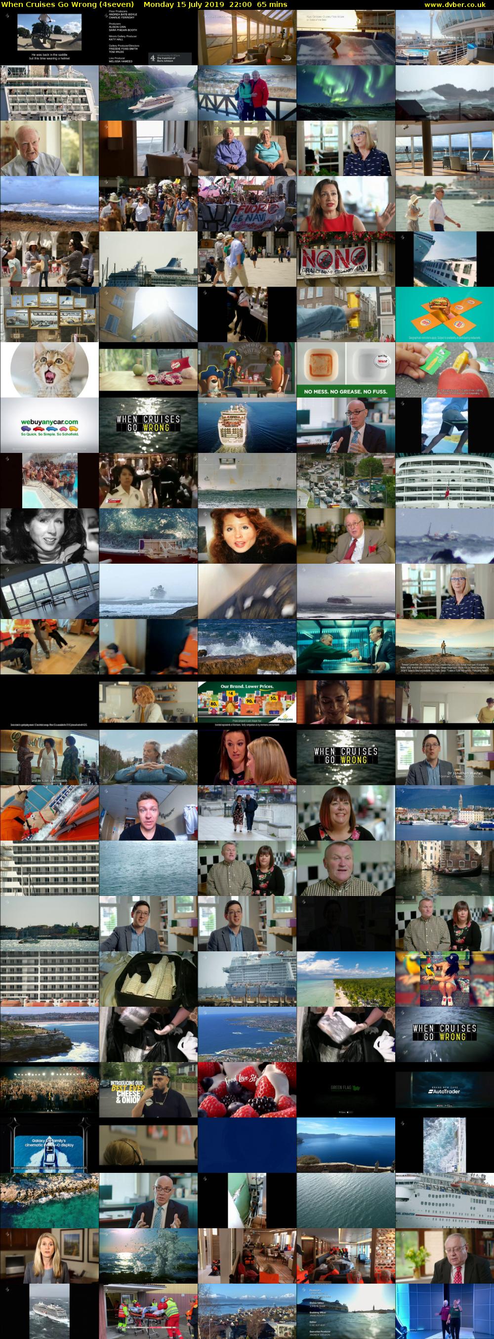 When Cruises Go Wrong (4seven) Monday 15 July 2019 22:00 - 23:05