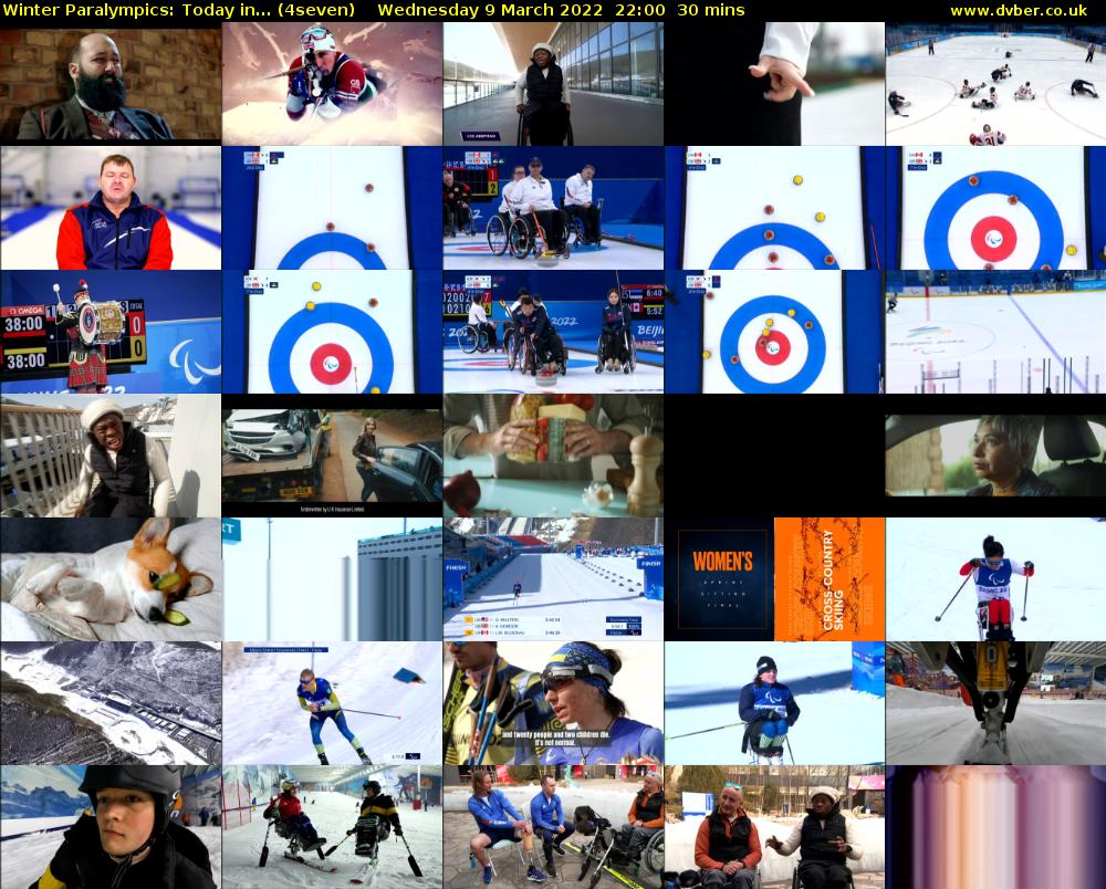 Winter Paralympics: Today in... (4seven) Wednesday 9 March 2022 22:00 - 22:30