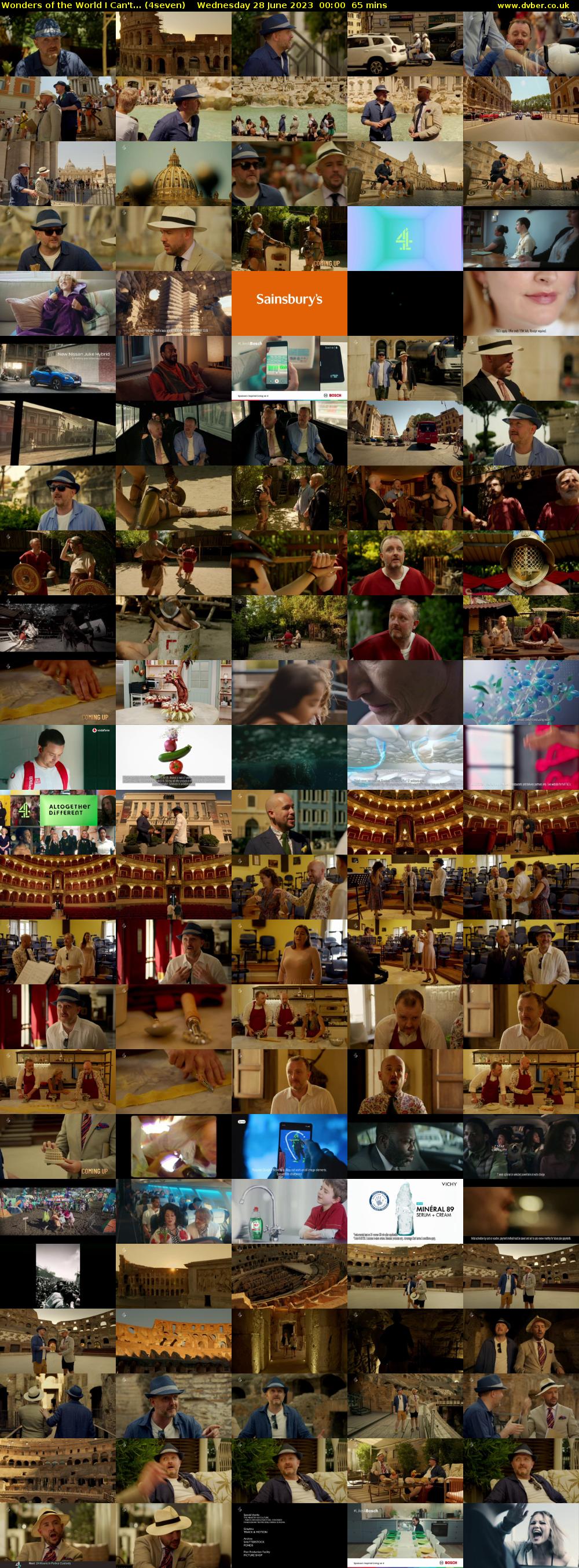 Wonders of the World I Can't... (4seven) Wednesday 28 June 2023 00:00 - 01:05