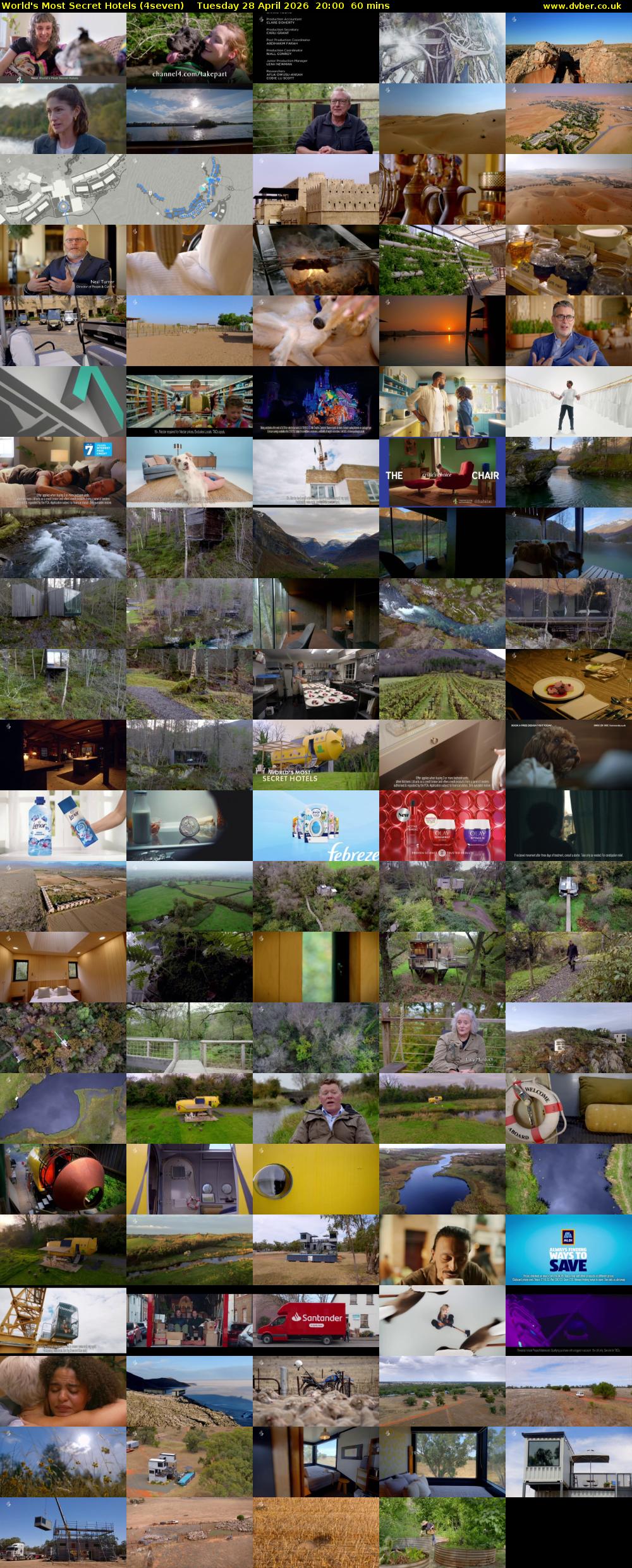 World's Most Secret Hotels (4seven) Tuesday 28 April 2026 20:00 - 21:00