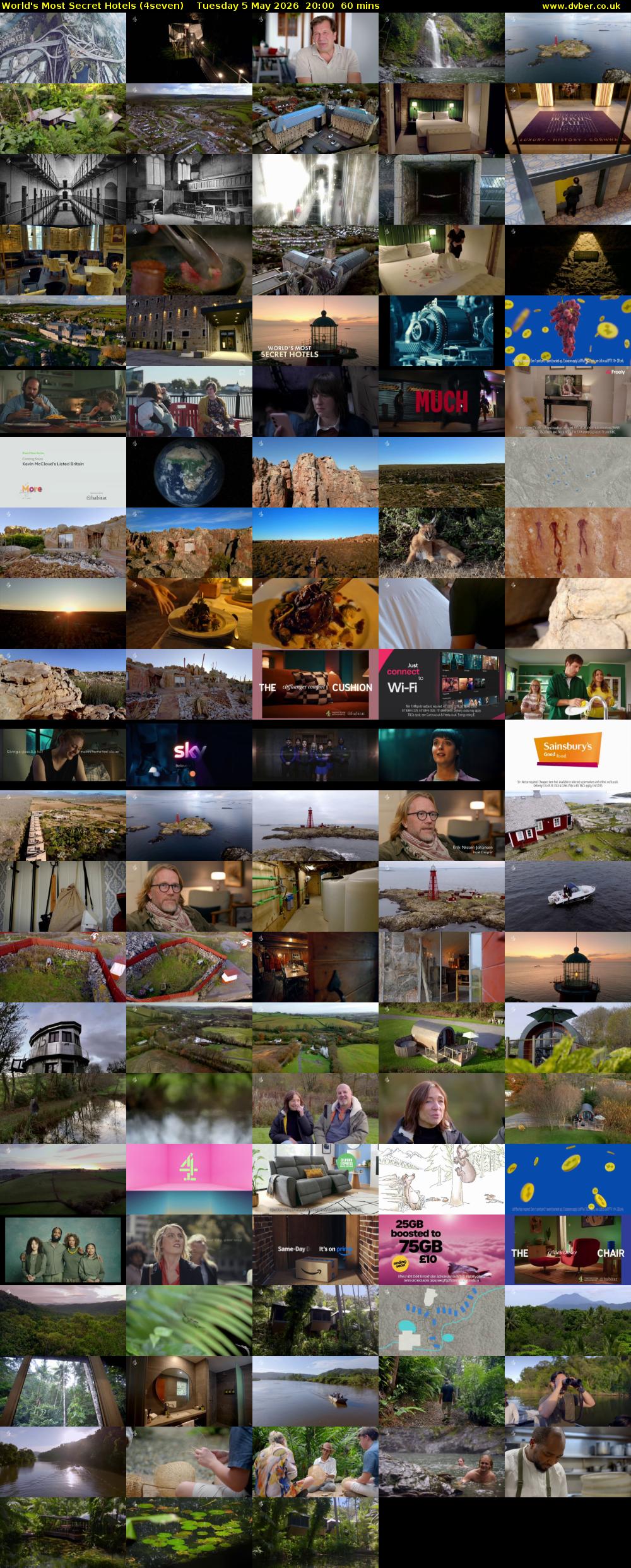 World's Most Secret Hotels (4seven) Tuesday 5 May 2026 20:00 - 21:00