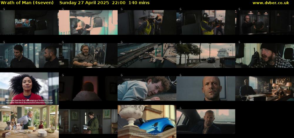 Wrath of Man (4seven) Sunday 27 April 2025 22:00 - 00:20
