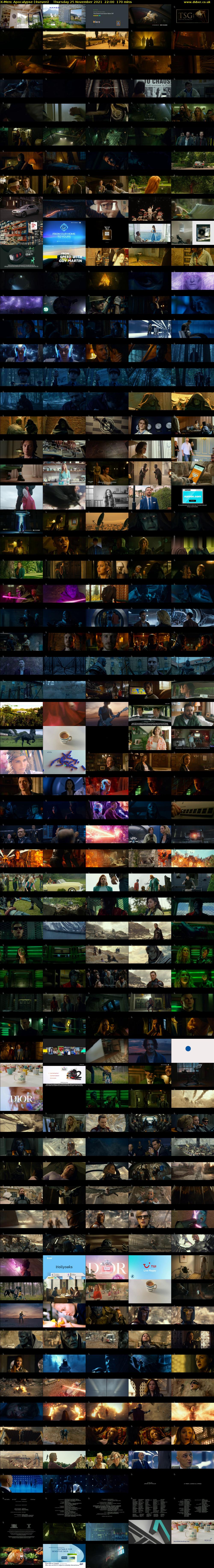 X-Men: Apocalypse (4seven) Thursday 25 November 2021 22:00 - 00:50
