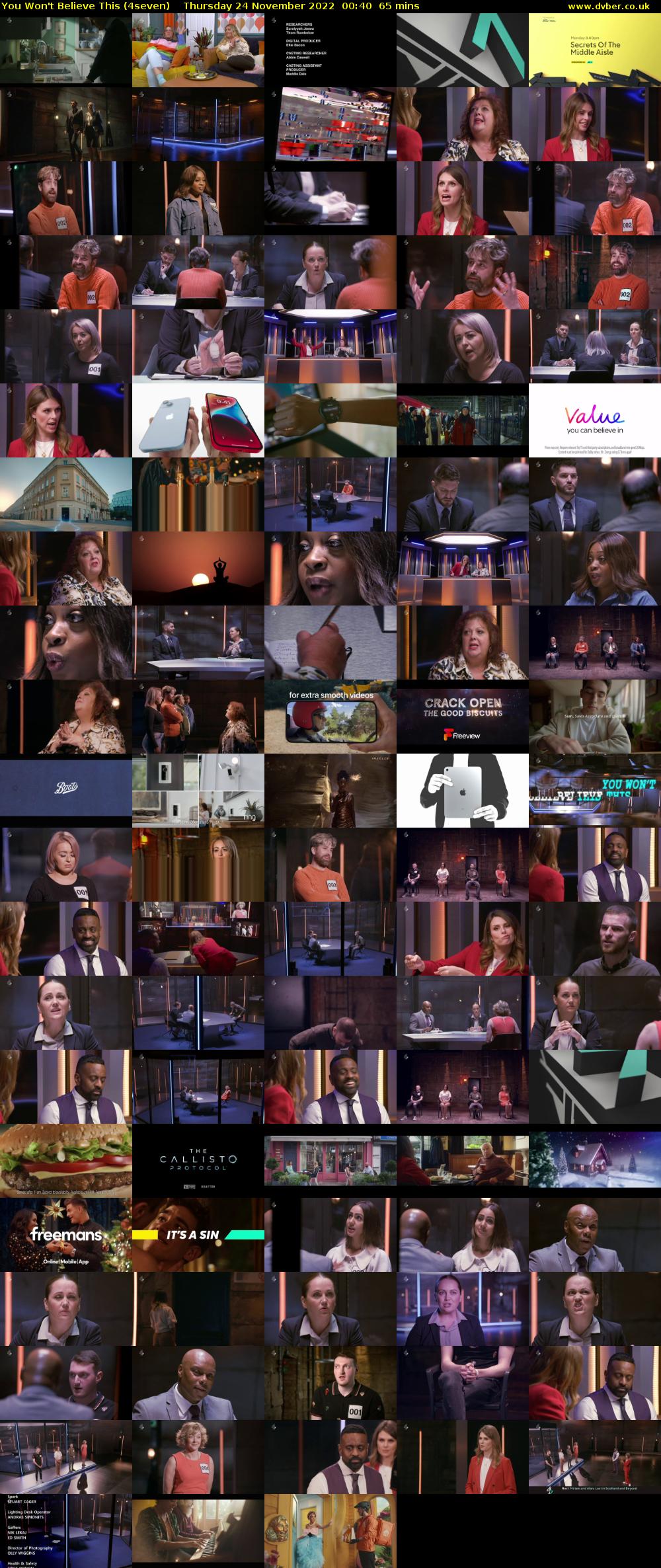 You Won't Believe This (4seven) Thursday 24 November 2022 00:40 - 01:45