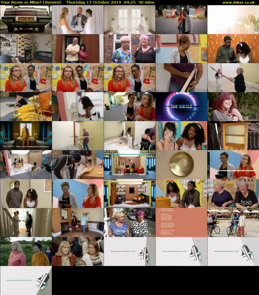 Your Room or Mine? (4seven) Thursday 17 October 2019 04:25 - 04:55