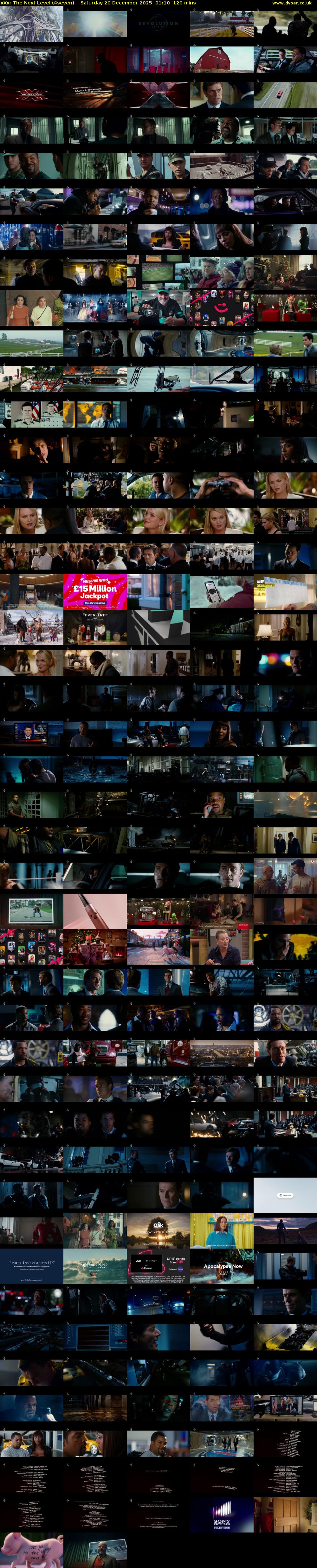 xXx: The Next Level (4seven) Saturday 20 December 2025 01:10 - 03:10