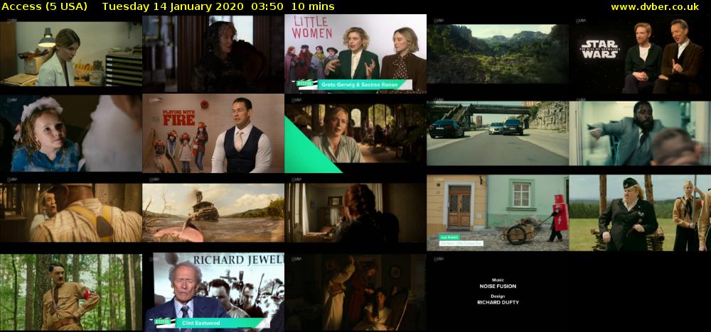 Access (5 USA) Tuesday 14 January 2020 03:50 - 04:00