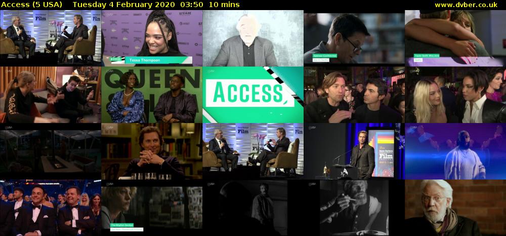 Access (5 USA) Tuesday 4 February 2020 03:50 - 04:00