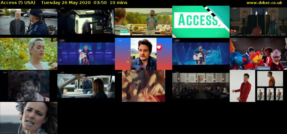 Access (5 USA) Tuesday 26 May 2020 03:50 - 04:00