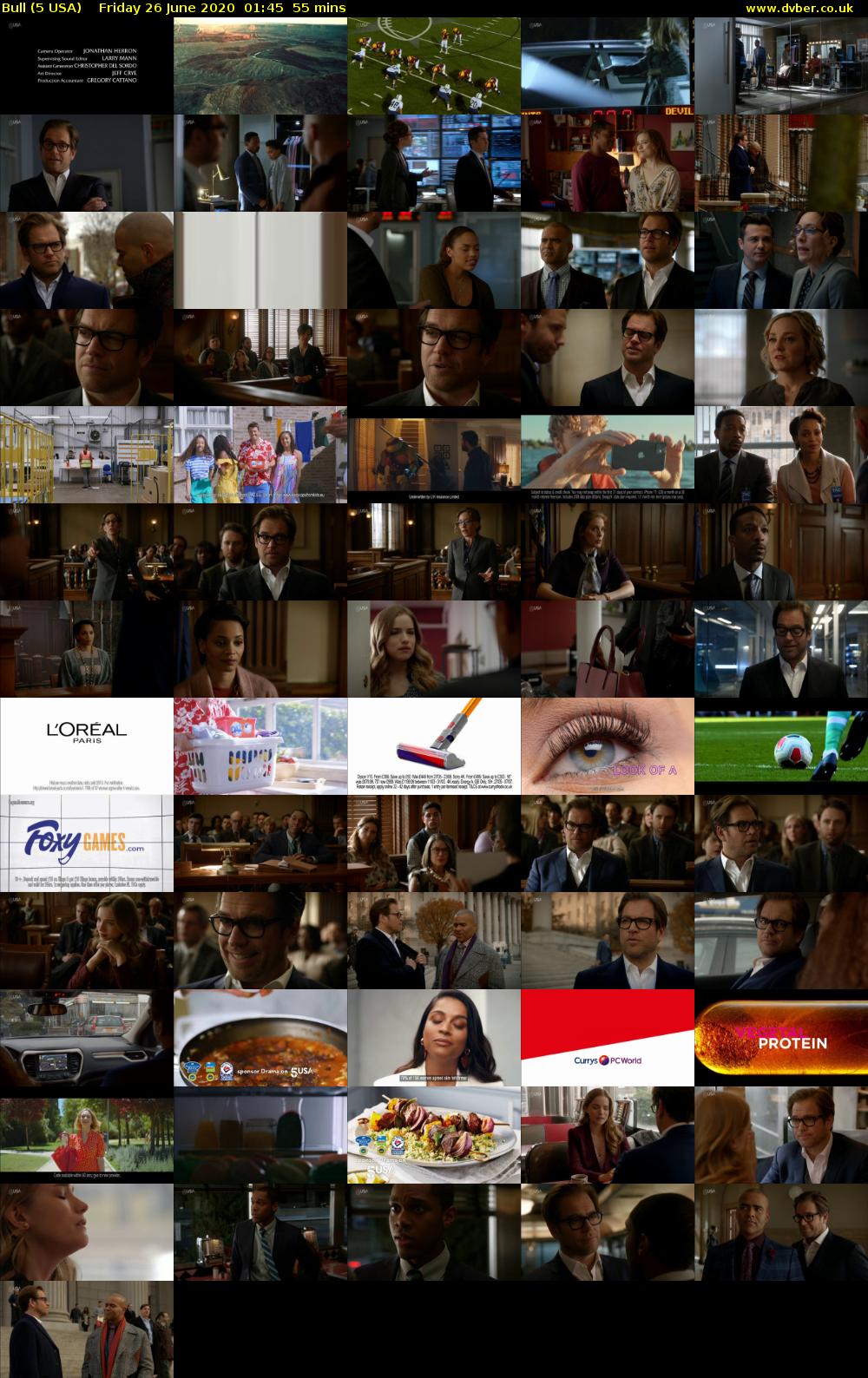 Bull (5 USA) Friday 26 June 2020 01:45 - 02:40