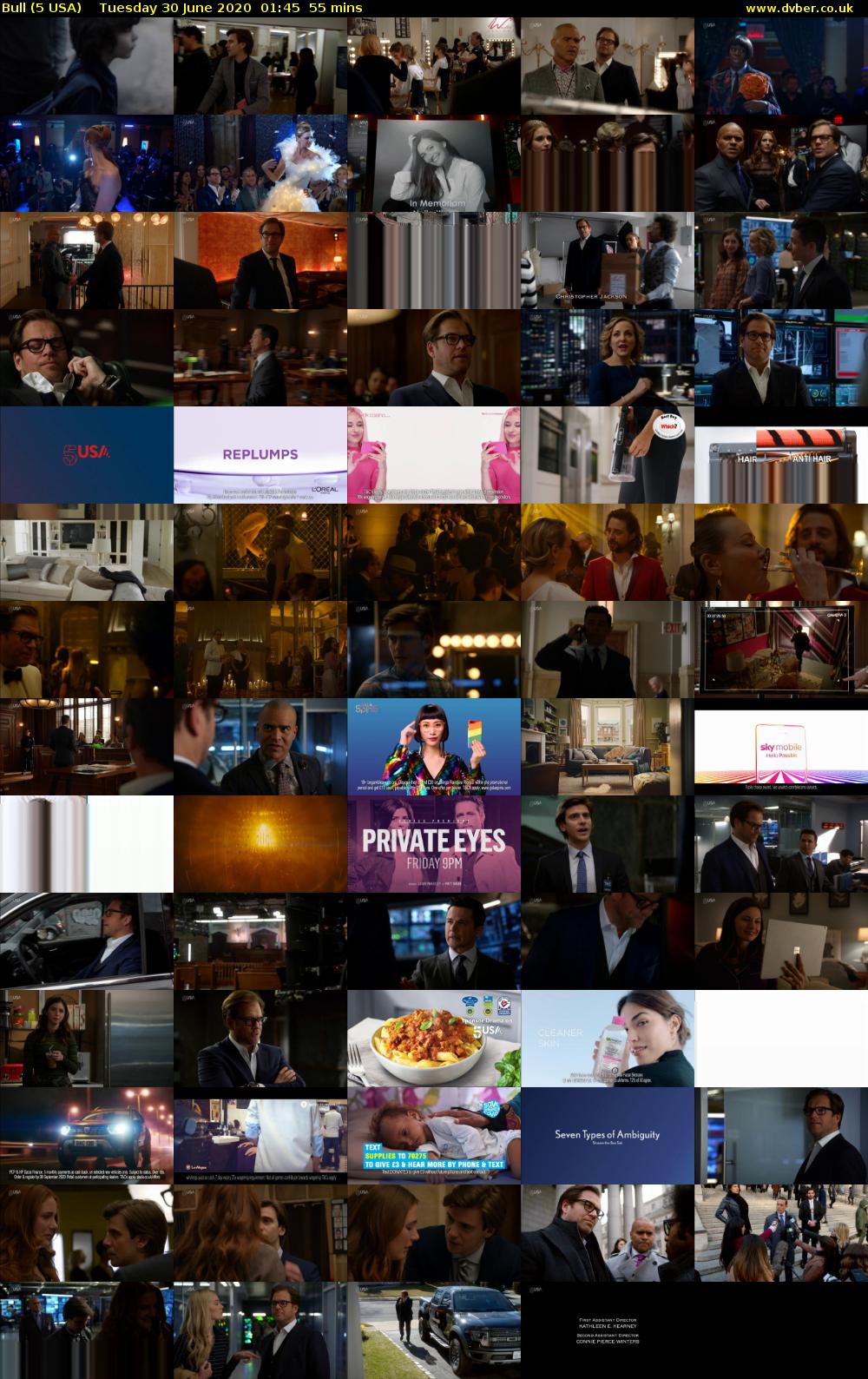 Bull (5 USA) Tuesday 30 June 2020 01:45 - 02:40
