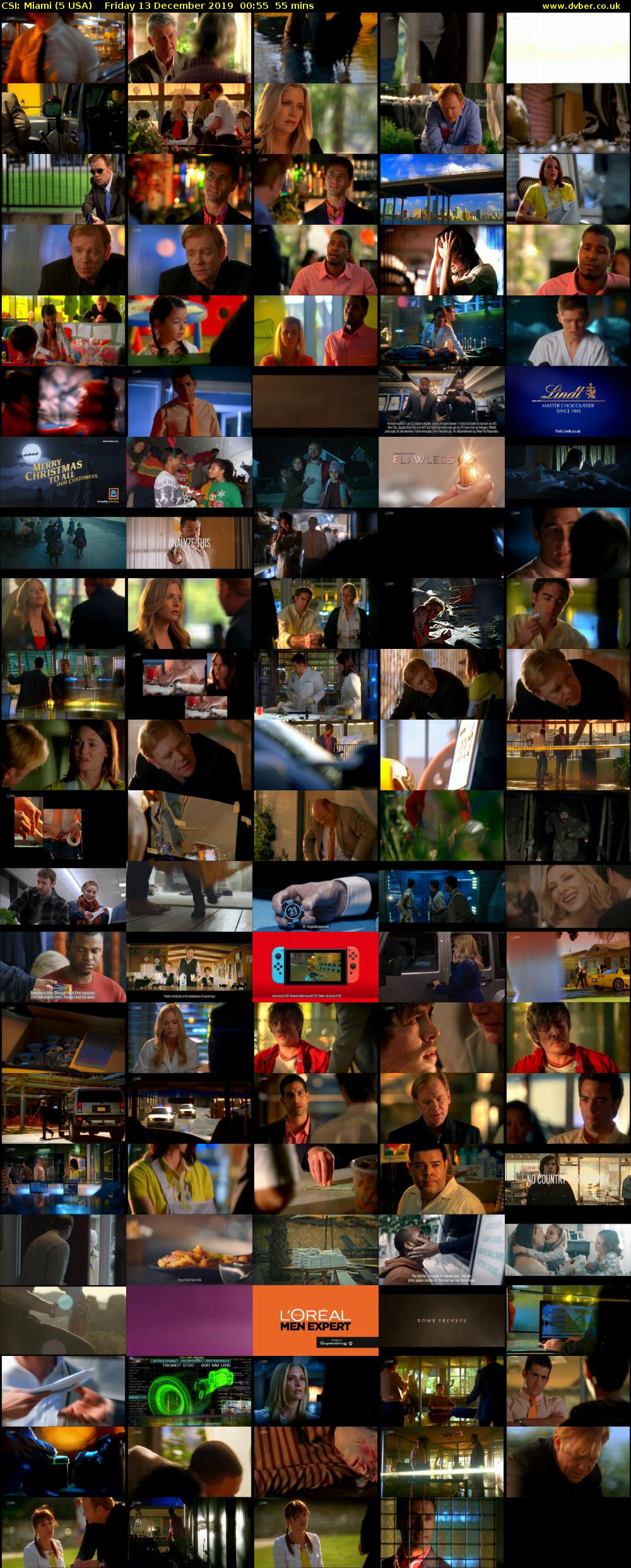 CSI: Miami (5 USA) Friday 13 December 2019 00:55 - 01:50