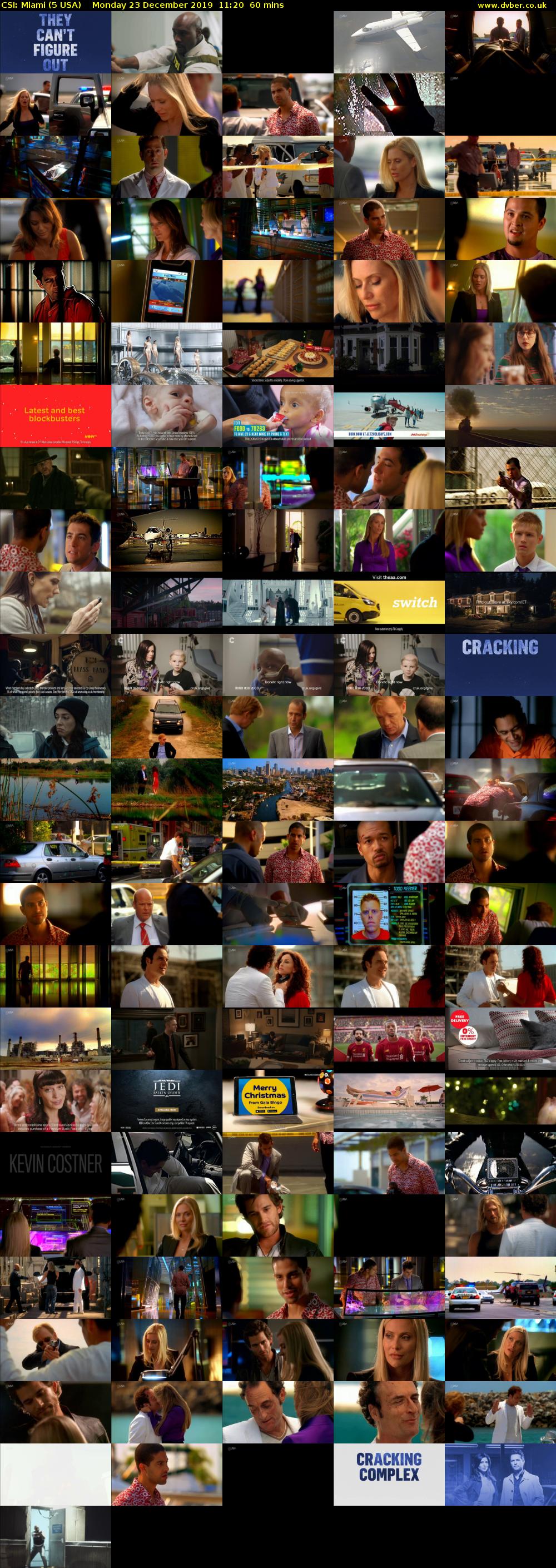 CSI: Miami (5 USA) Monday 23 December 2019 11:20 - 12:20