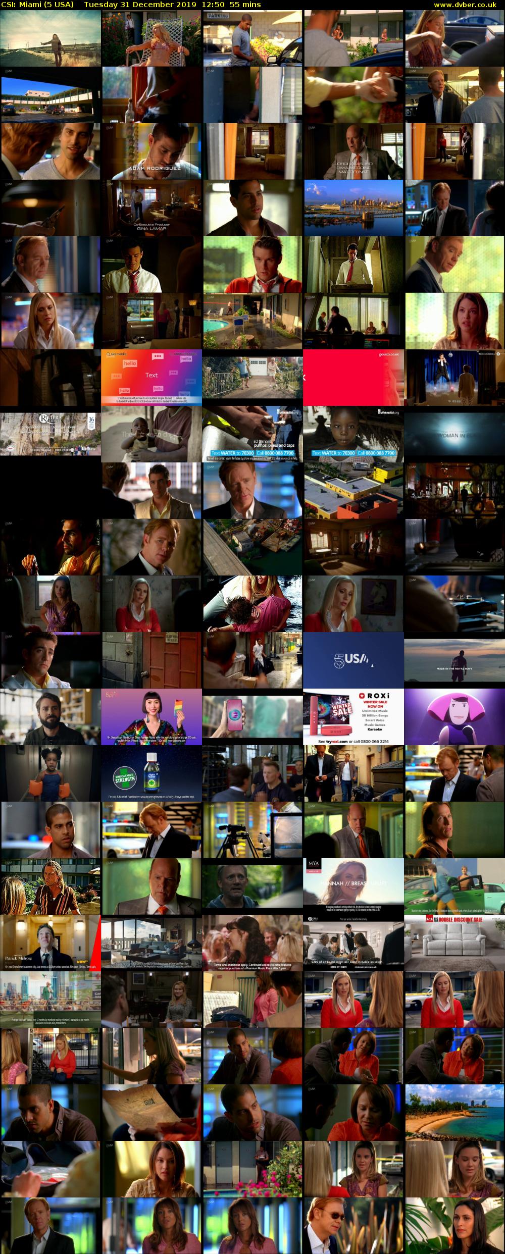 CSI: Miami (5 USA) Tuesday 31 December 2019 12:50 - 13:45