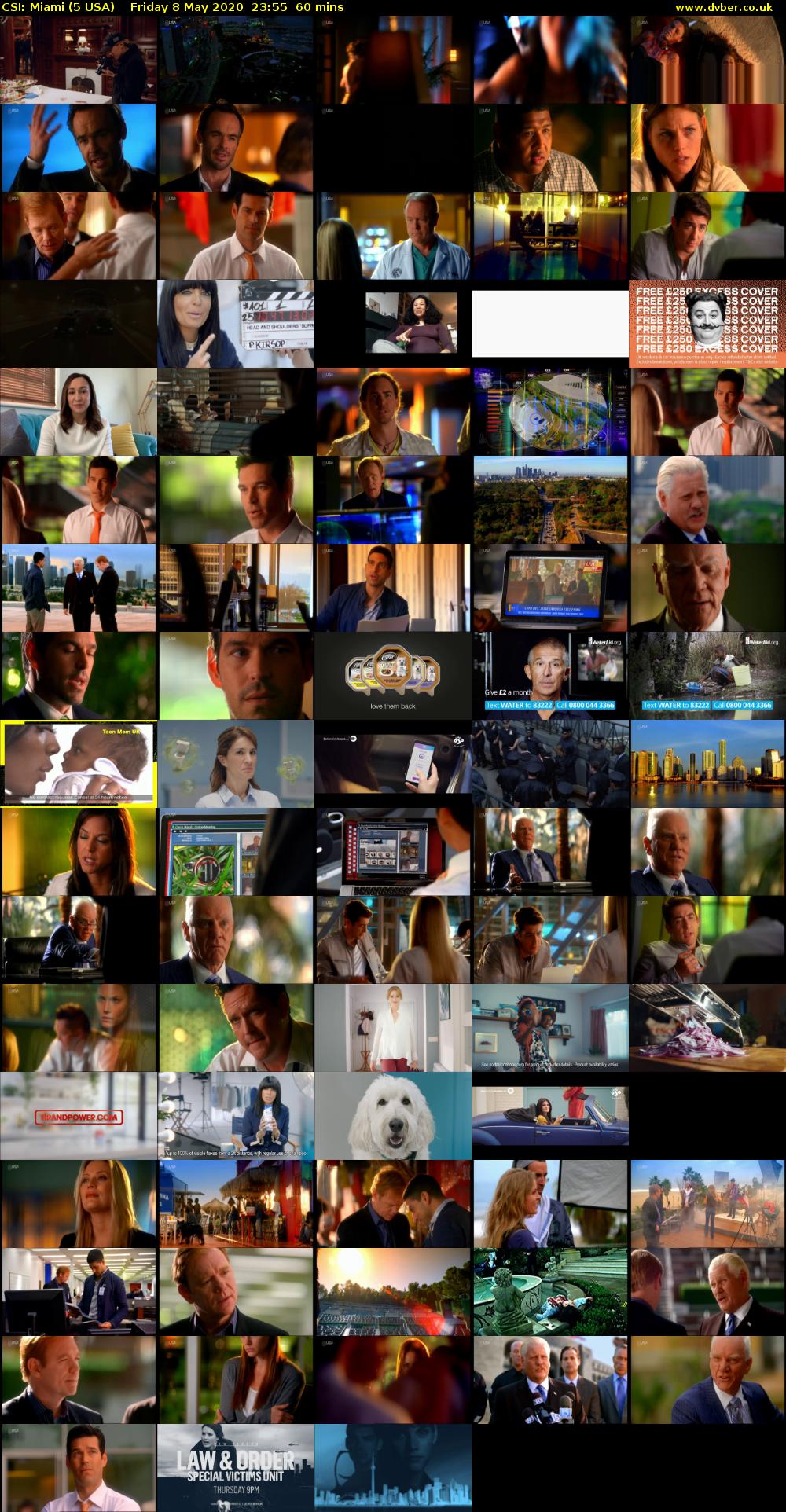 CSI: Miami (5 USA) Friday 8 May 2020 23:55 - 00:55