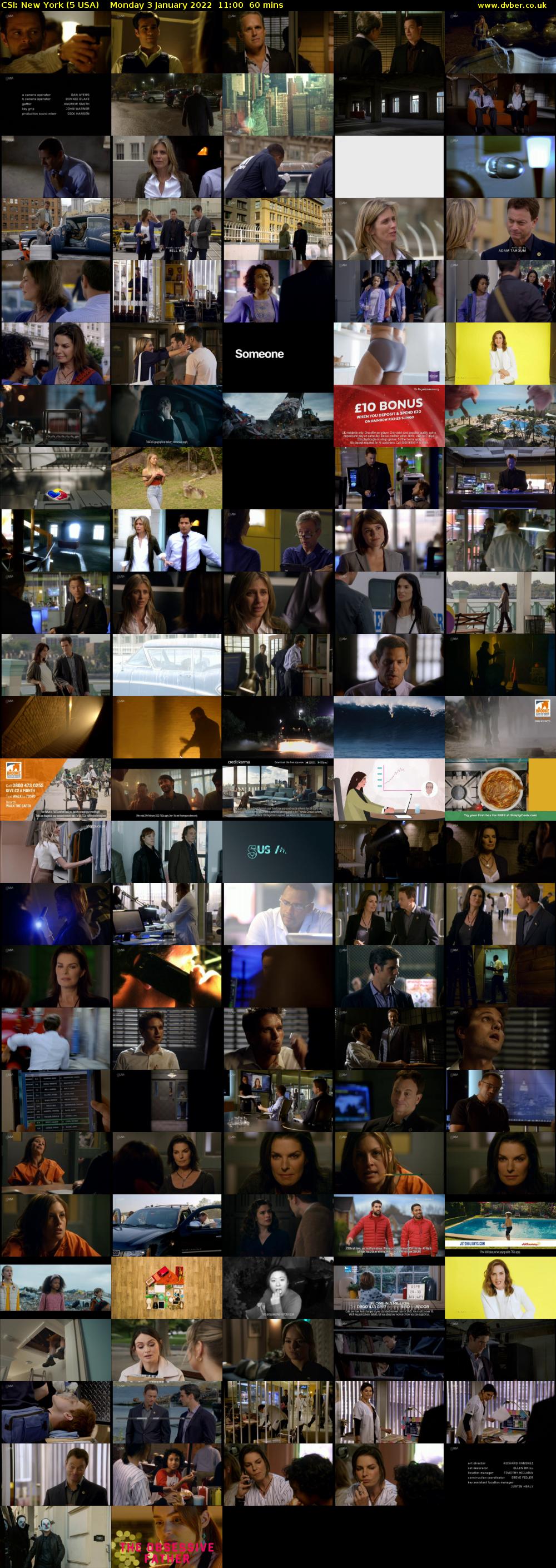 CSI: New York (5 USA) Monday 3 January 2022 11:00 - 12:00