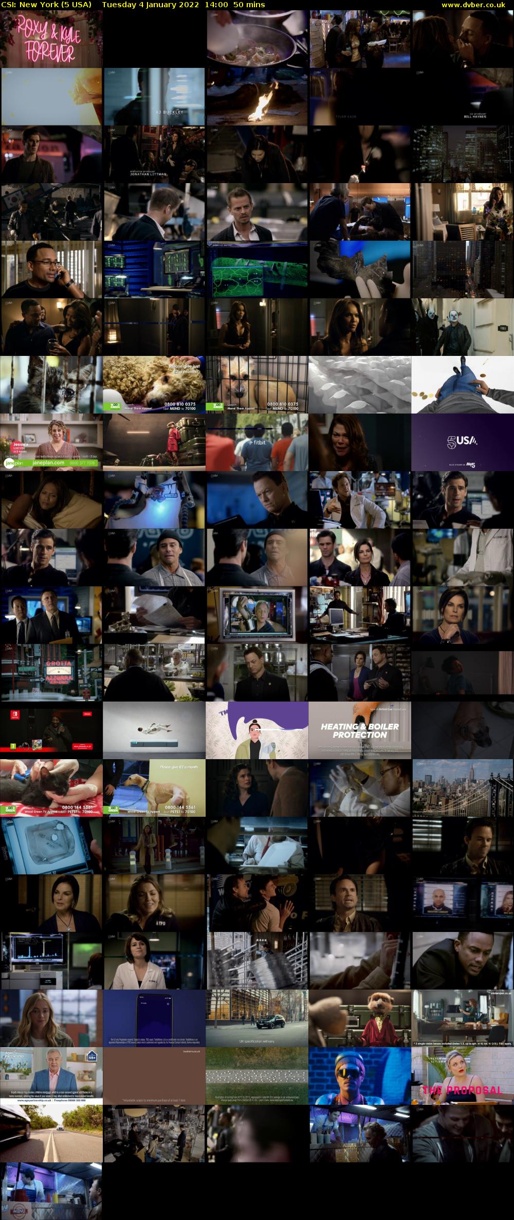 CSI: New York (5 USA) Tuesday 4 January 2022 14:00 - 14:50