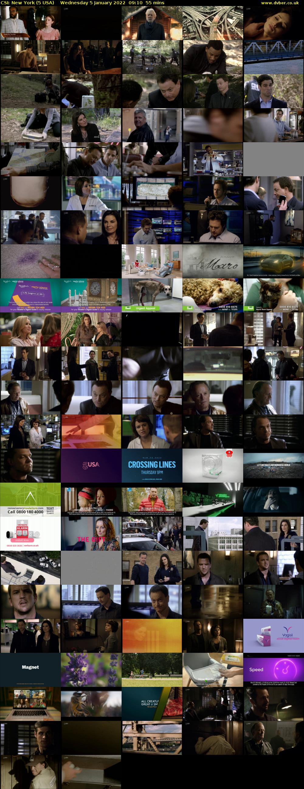 CSI: New York (5 USA) Wednesday 5 January 2022 09:10 - 10:05