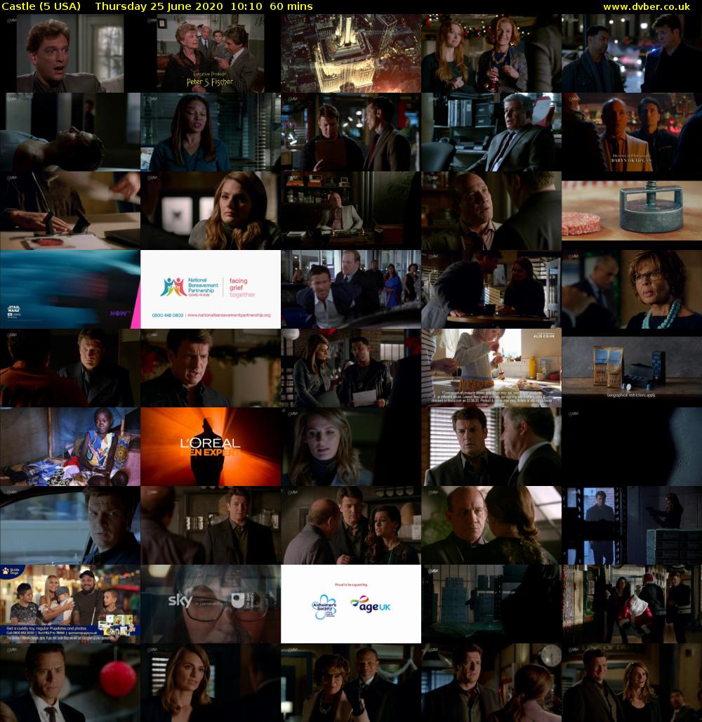 Castle (5 USA) Thursday 25 June 2020 10:10 - 11:10
