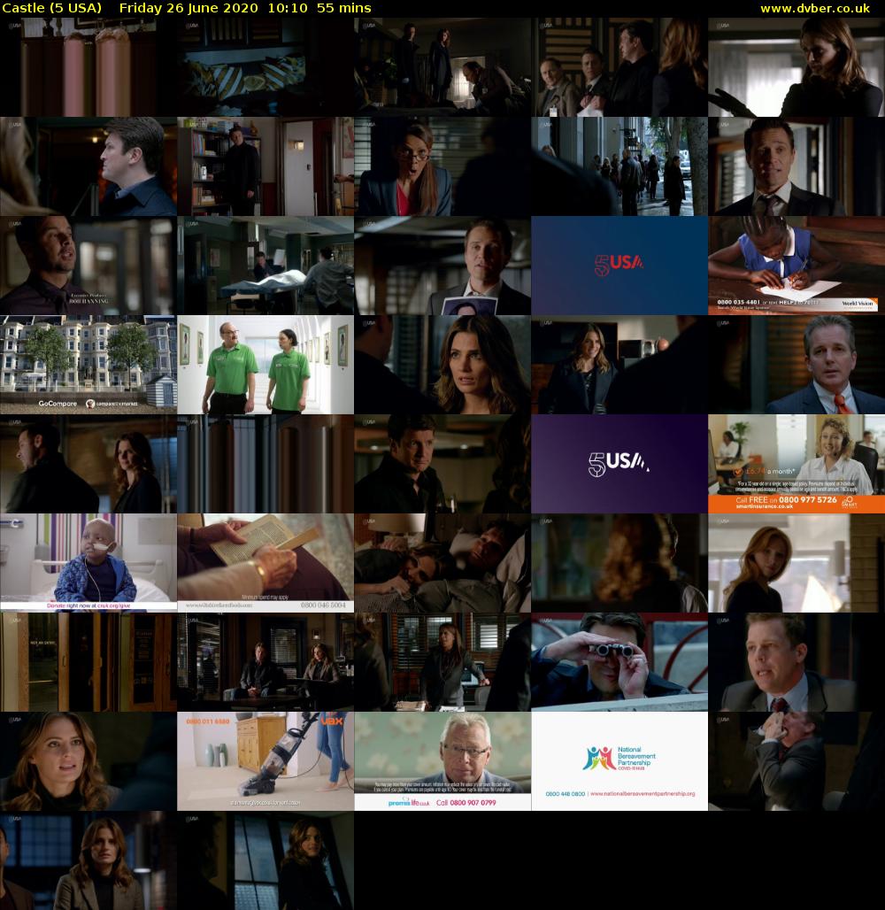 Castle (5 USA) Friday 26 June 2020 10:10 - 11:05