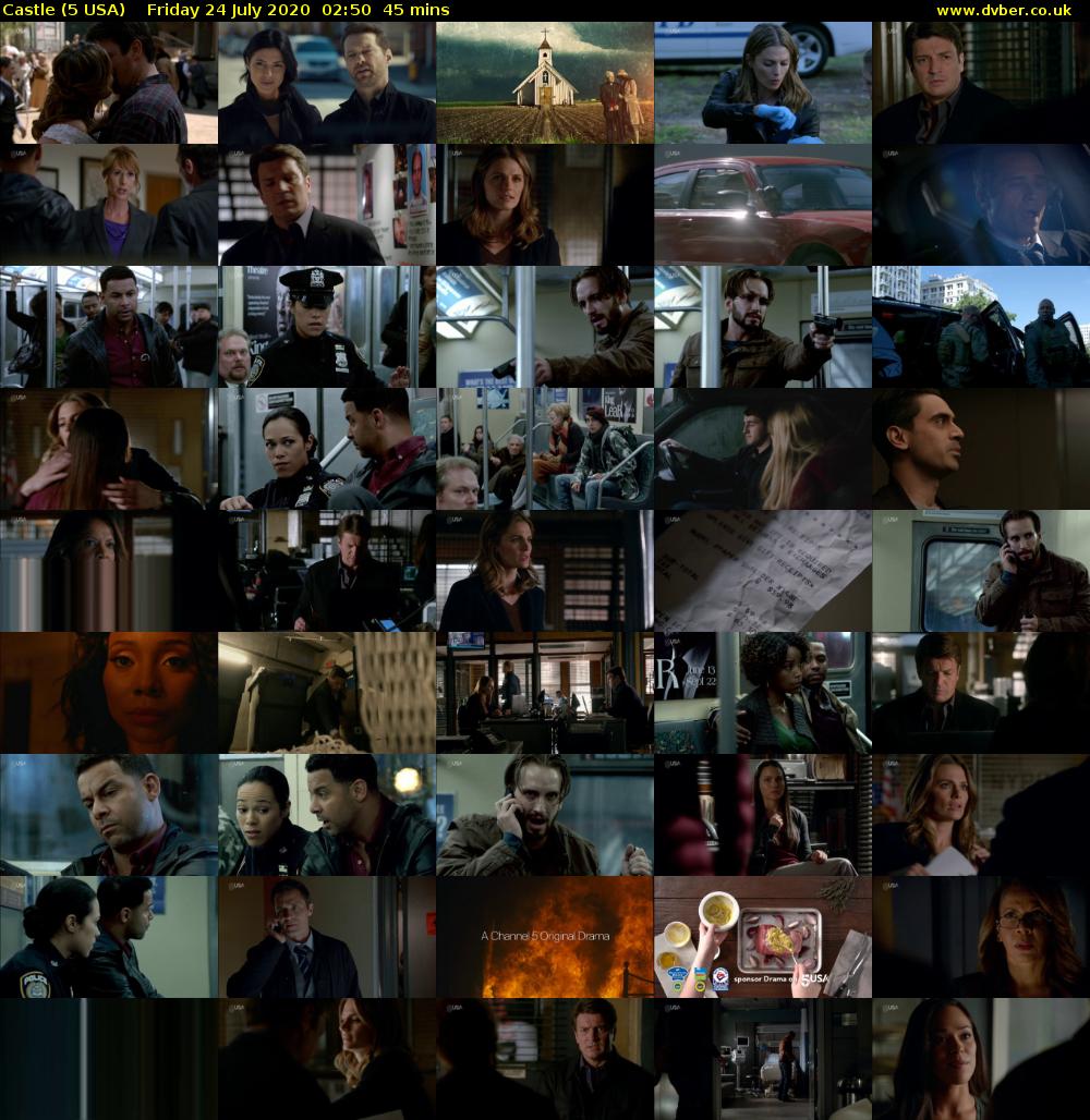 Castle (5 USA) Friday 24 July 2020 02:50 - 03:35