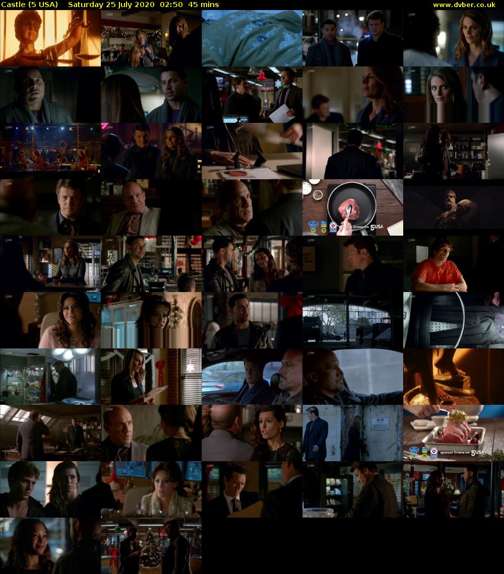 Castle (5 USA) Saturday 25 July 2020 02:50 - 03:35