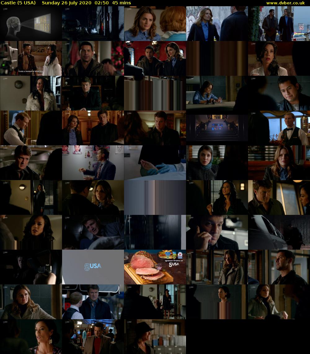 Castle (5 USA) Sunday 26 July 2020 02:50 - 03:35