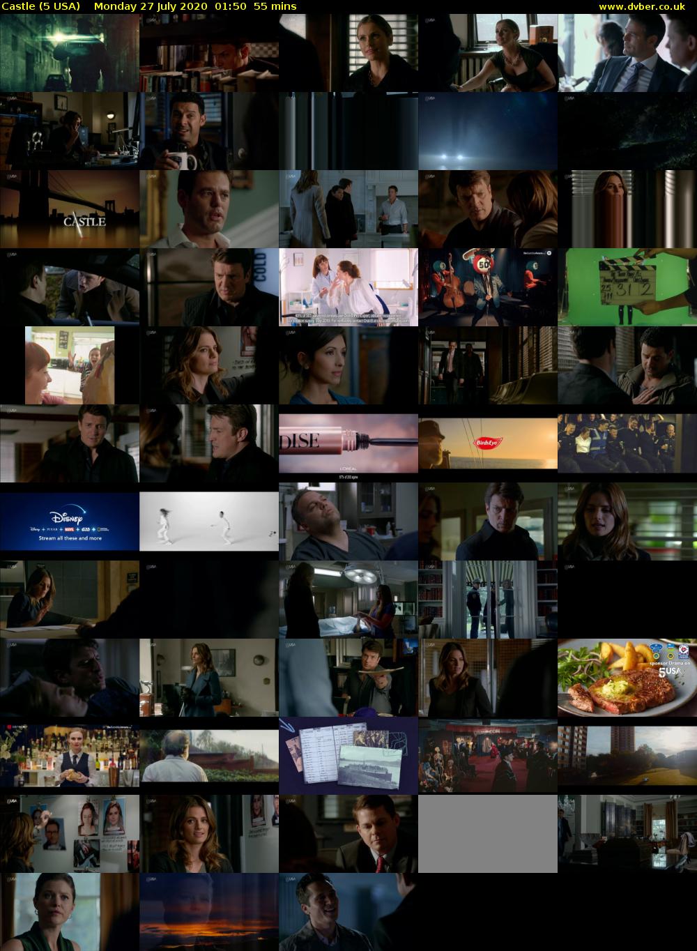 Castle (5 USA) Monday 27 July 2020 01:50 - 02:45