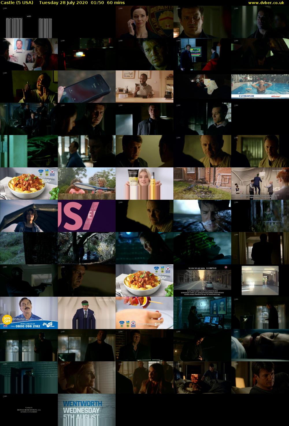 Castle (5 USA) Tuesday 28 July 2020 01:50 - 02:50