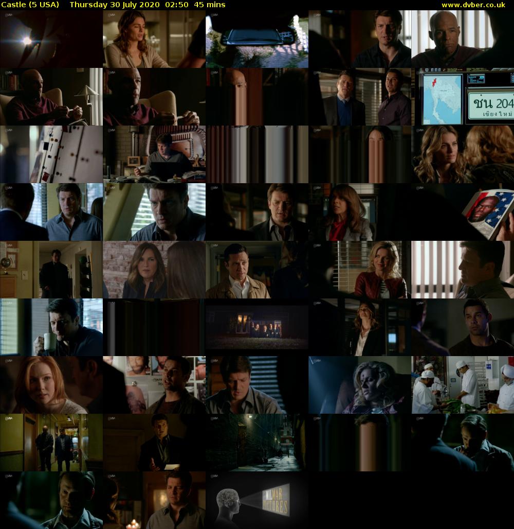 Castle (5 USA) Thursday 30 July 2020 02:50 - 03:35