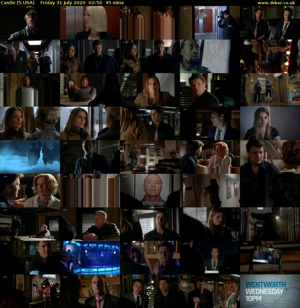 Castle (5 USA) Friday 31 July 2020 02:50 - 03:35