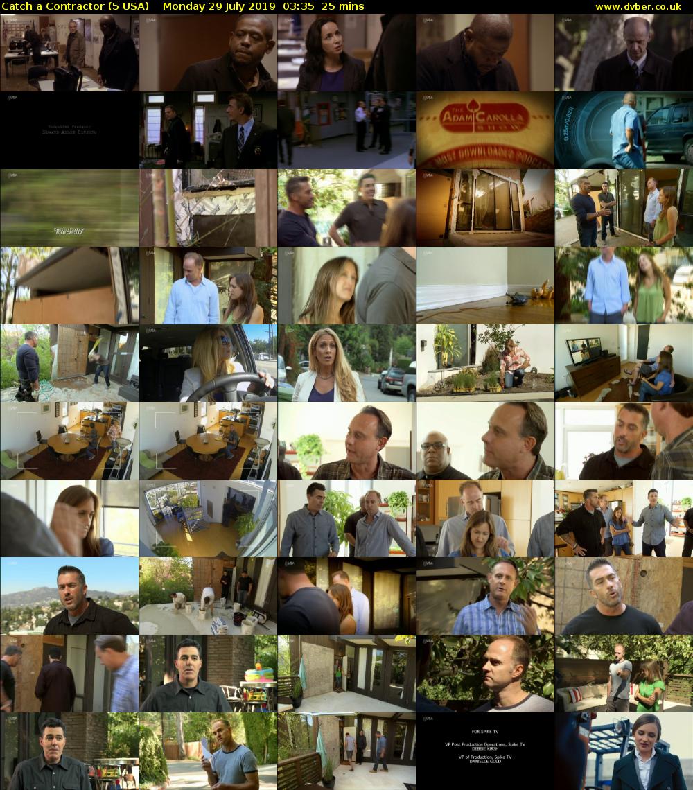 Catch a Contractor (5 USA) Monday 29 July 2019 03:35 - 04:00