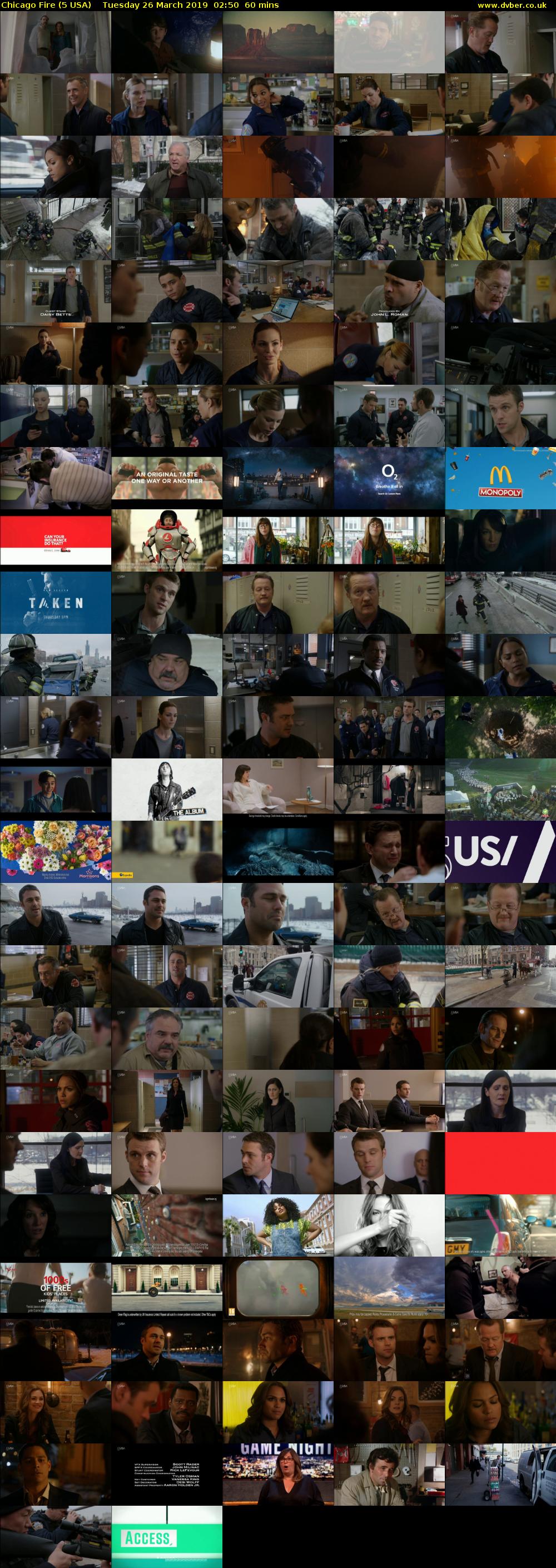 Chicago Fire (5 USA) Tuesday 26 March 2019 02:50 - 03:50